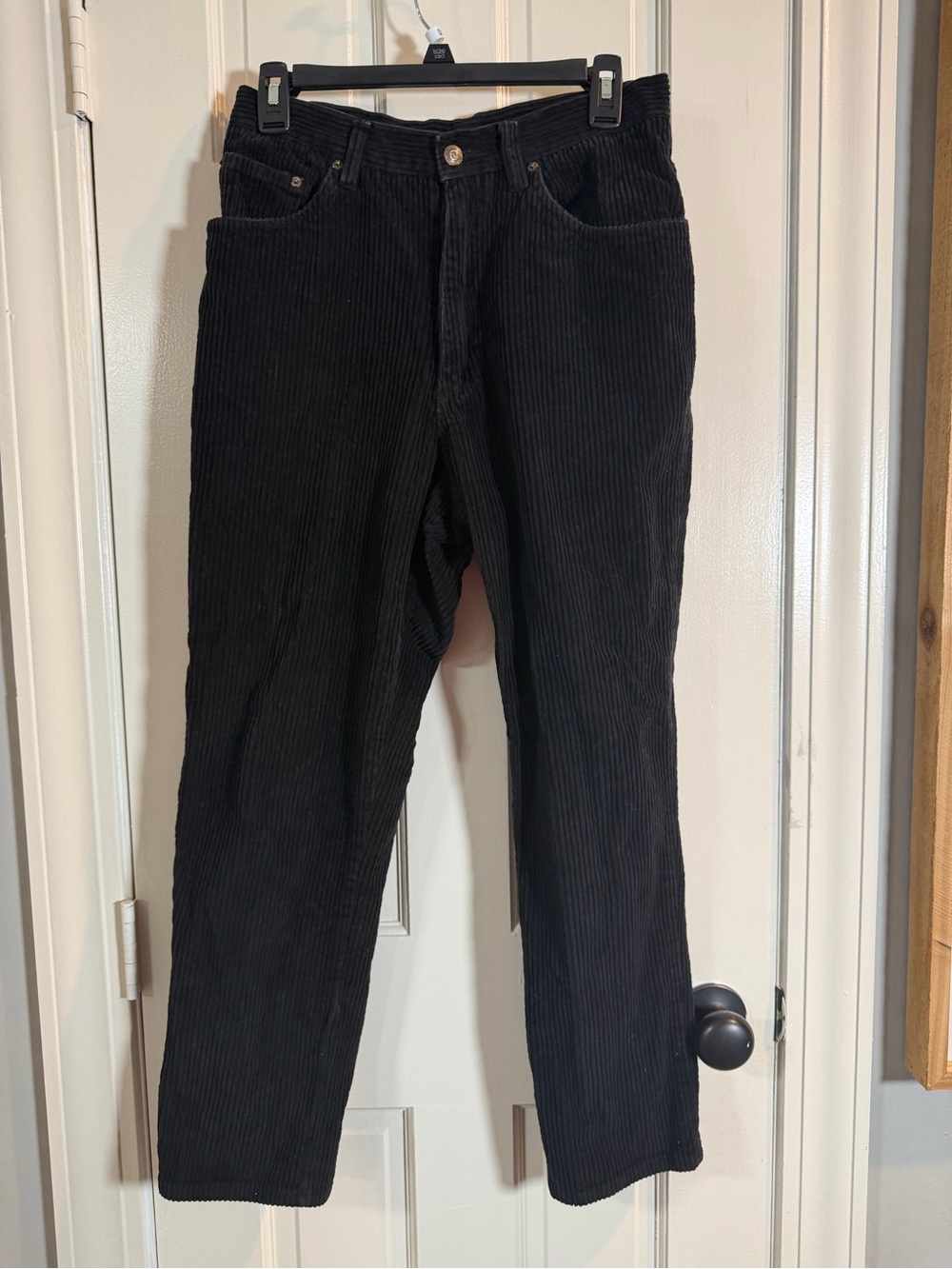 Vintage EXP Jeans by Express Black Corduroy Pants Women’s Petite 11/12 Hong Kong